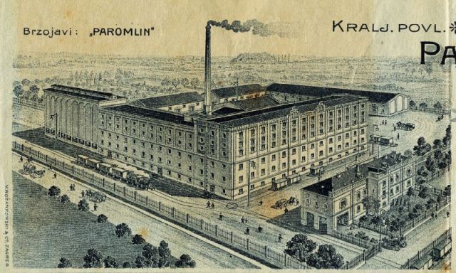 Paromlin, detalj sa računa iz 1910. godine